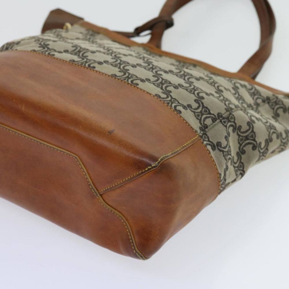 Vintage Celine Brown and Tan Tote Bag - Picture 9 of 16